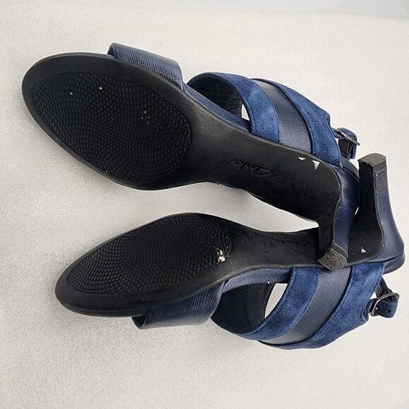 Clarks Womens Laureti Joy Pump Size 5 Blue - Picture 6 of 11